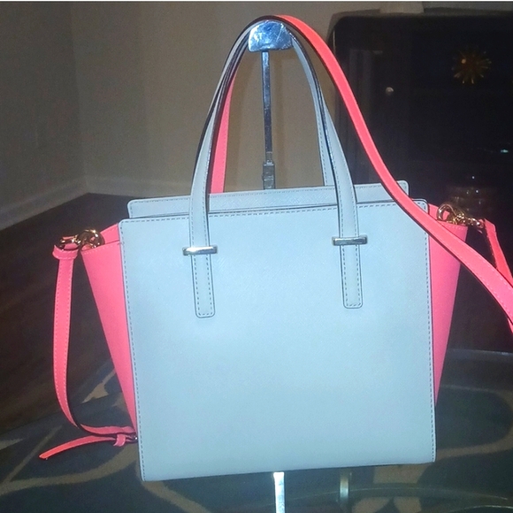 Kate Spade Hayden Coral Colorblock Bag - Picture 4 of 7